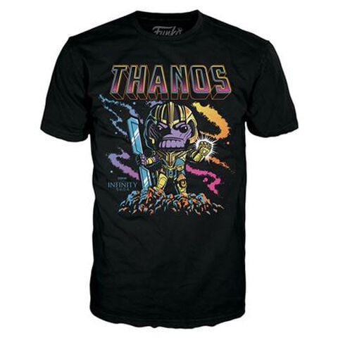 Pop! & Tee - Marvel - Thanos(bklt) - Taille S